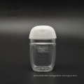 High quality wholesale empty 30ml oval shape plastic bottle for hand sanitizer gel